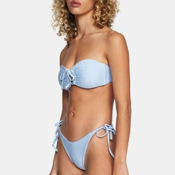 RVCA Daybreak Bikini French Side Tie Bottoms - Picture 2 of 3